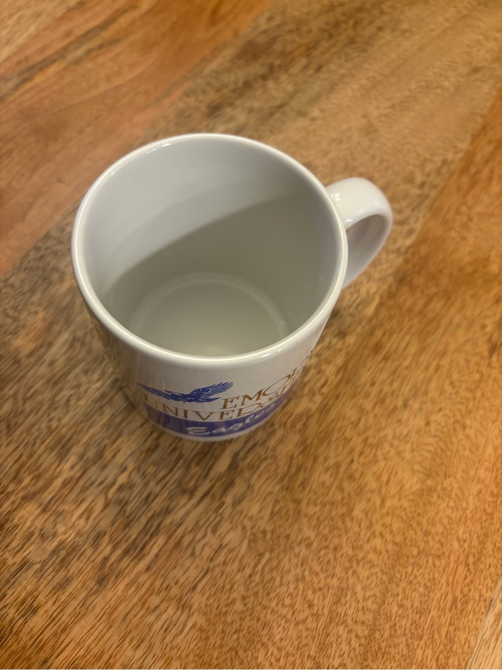 Emory University Eagles vintage White Ceramic Coffee Mug. Atlanta Georgia. - Picture 2 of 4